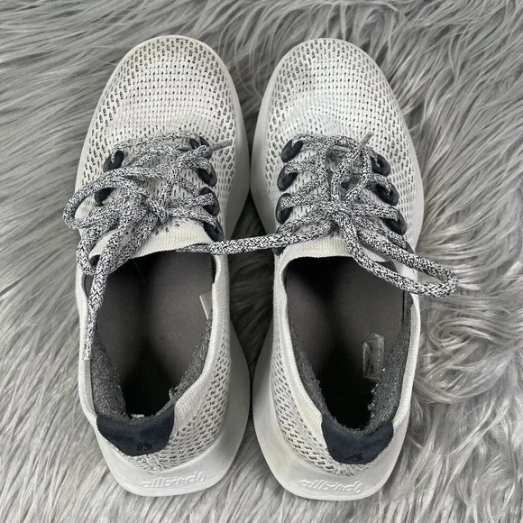 Allbirds Tree Dasher Mens Size 8 Shoes White Gray Running Athletic Sneakers - Picture 8 of 8